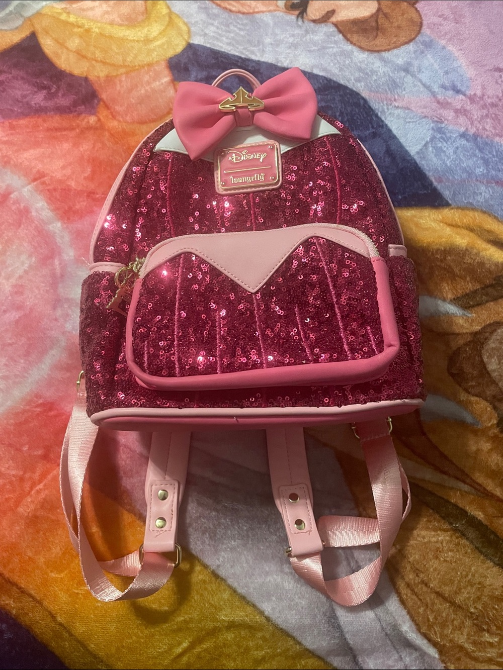 Loungefly Aurora Sequin Mini Backpack